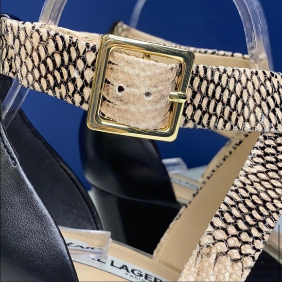 Karl Lagerfeld Open Toe Wedge - Picture 6 of 7